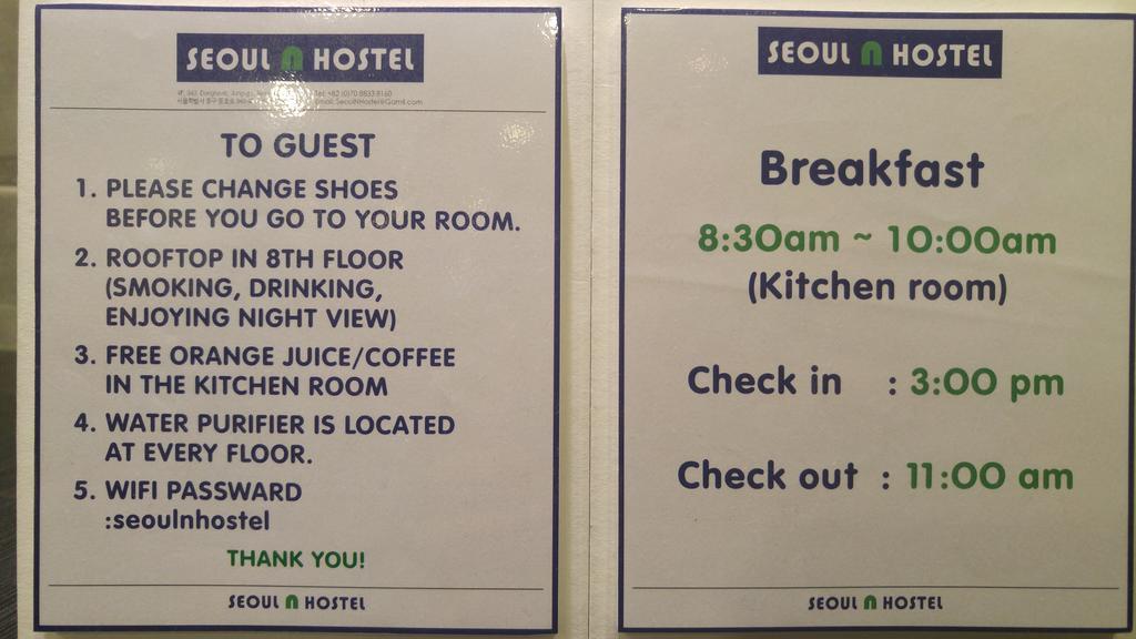 Seoul N Hostel Exterior foto